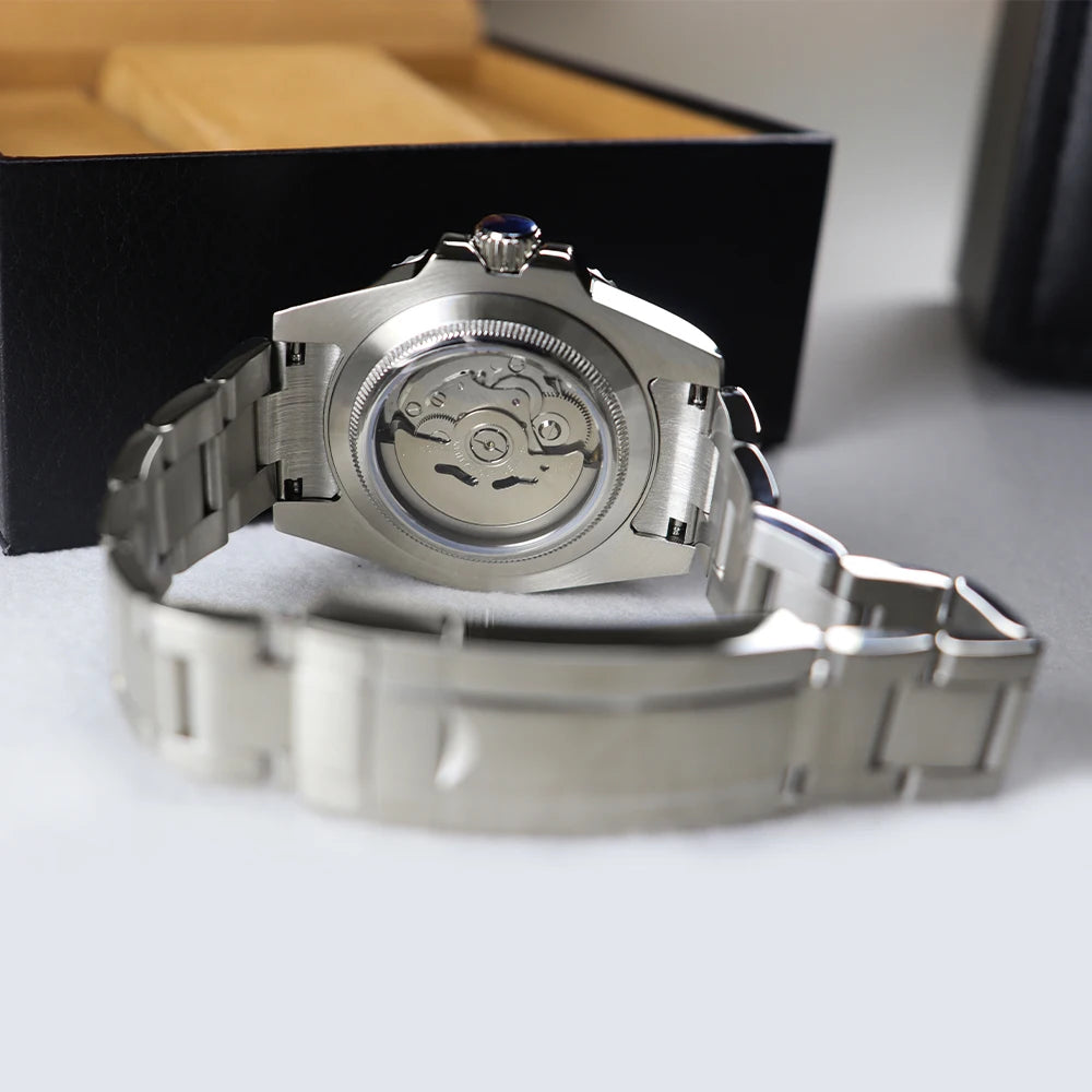 Factory Price Luminous Reloj Para Hombre 40MM Stainless Steel Automatic Mechanical Wrist Watch