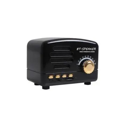 Bluetooth Speaker -Hot Selling Portable New Retro Walnut Wooden Multimedia Mini Subwoofer Wireless Blue-tooth Music Speaker