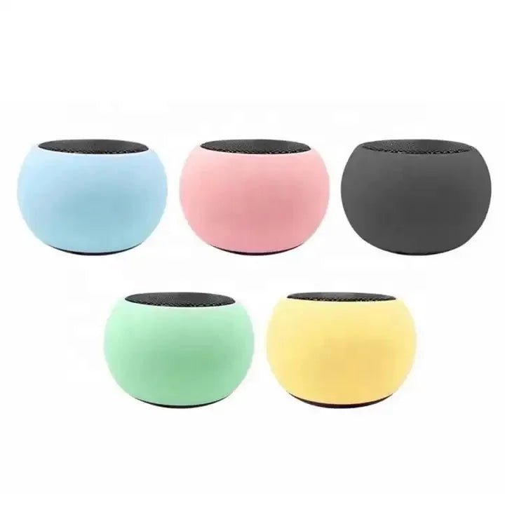Macarons Portable Y3 M3 Micro Usb Colorful Wireless Speakers Subwoofer Round BT Mini Small Size Outdoor Speaker for Mobile Phone My Store