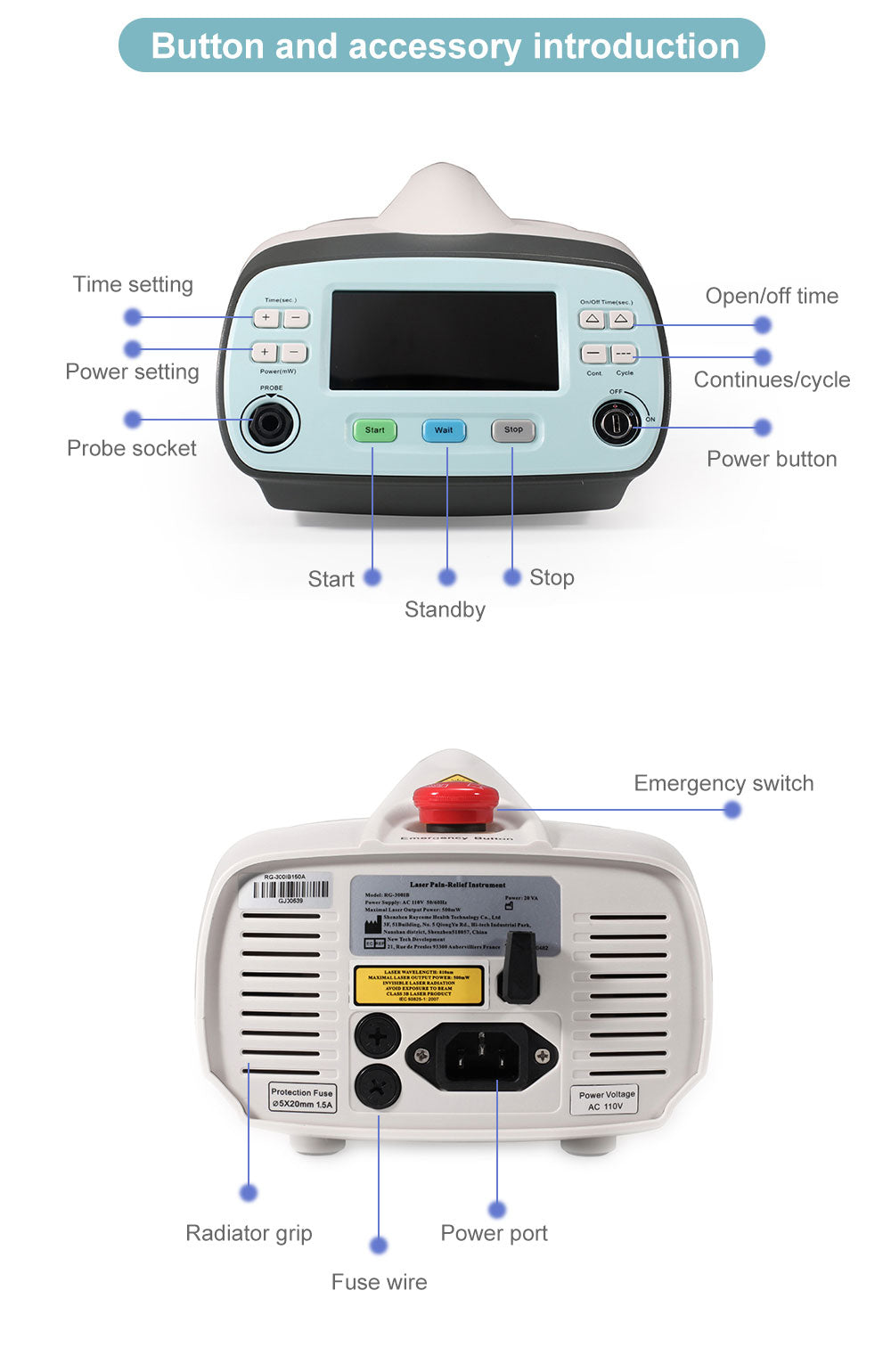 Cold Laser Therapy Device 810nm for Targeted Muscle Relief - Tidesmit Body Shaping Massage Equipment Tidesmit