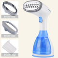 Tidesmit 1500W handheld garment steamer showing 280ml water tank and compact design for vertical fabric ironing