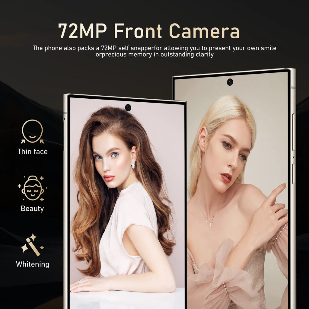 S24 Ultra 7.3 Inch 5G smartphone with 108MP camera 16GB RAM 1TB storage and high resolution OLED display