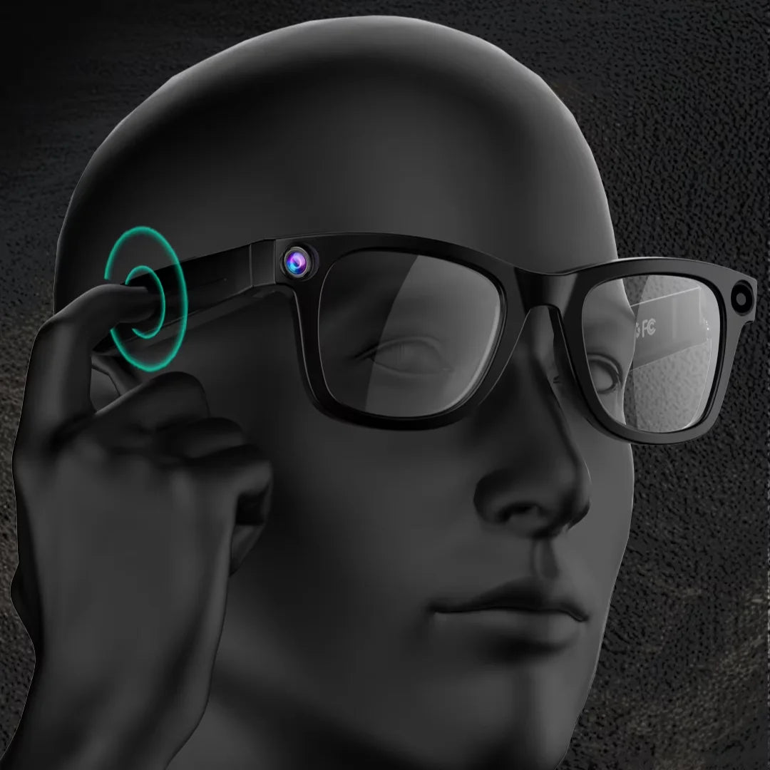 AI Smart Glasses IP67 Waterproof Music and Video Color-Changing Camera Photo and Translate Features Intelligent Glass MP01 Tidesmit