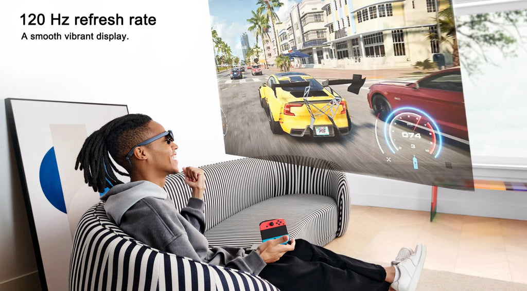 Fashion Design Rokid MAX Smart Augmented Reality Glasses 120Hz Reresh Rate Wireless 600 Nits Display 3D Support AR Glasses