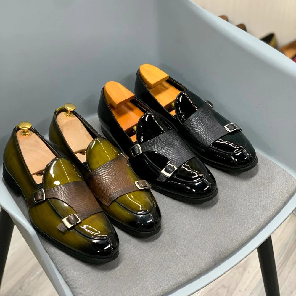 Dropshipping Classic British Genuine Leather Formal Men Fashion Office Dress Shoes ODM Big Size Loafers Shoes