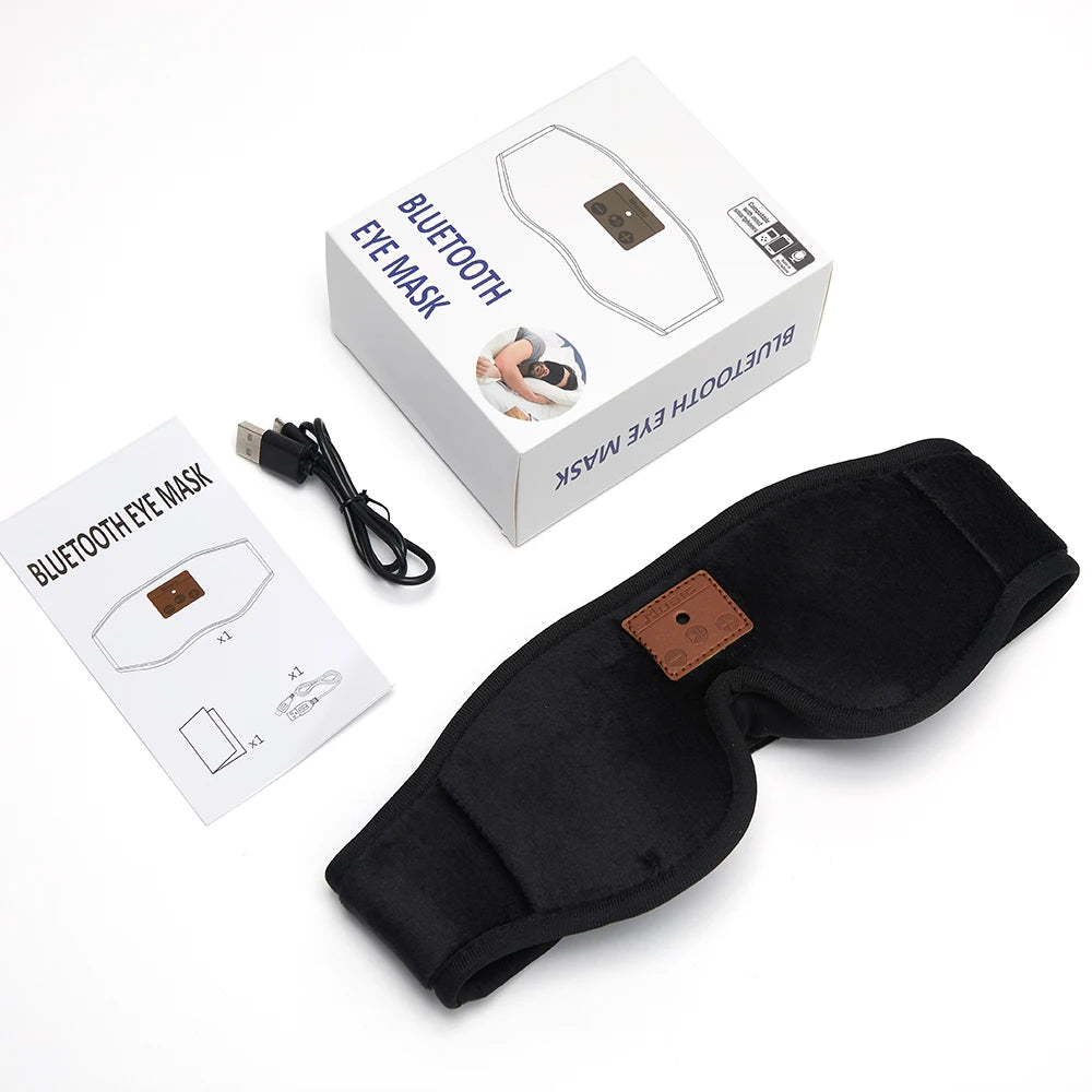 Bluetooth Sleeping Headband Wireless Music Eye Mask TypeA - Breathable Tidesmit