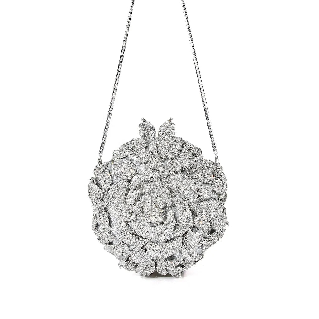 New Product Factory Designer Supplier Women Handbags Flower Luxury Clutch Bag Handbags Wedding Party Evening Bag
