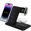 4 in 1 Magnetic Multifuncion Station 3 in 1 Wireless Charger Stand for Phone IWatch 10W 15W Fast Charging Universal Q50A Classic Tidesmit