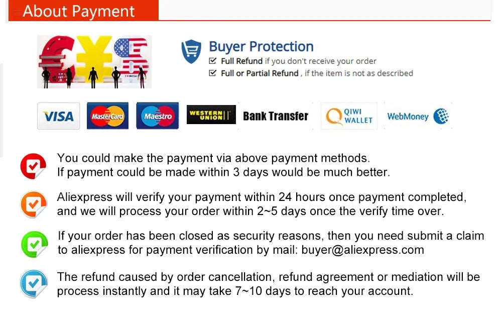 Payment information page for barcode scanner purchase with card and transfer options