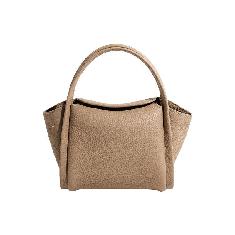 Leather Women's Crossbody Bags Classic Top Handle Handbags for Women Yuanbao Bag Designer Casual Ladies Purse Bag