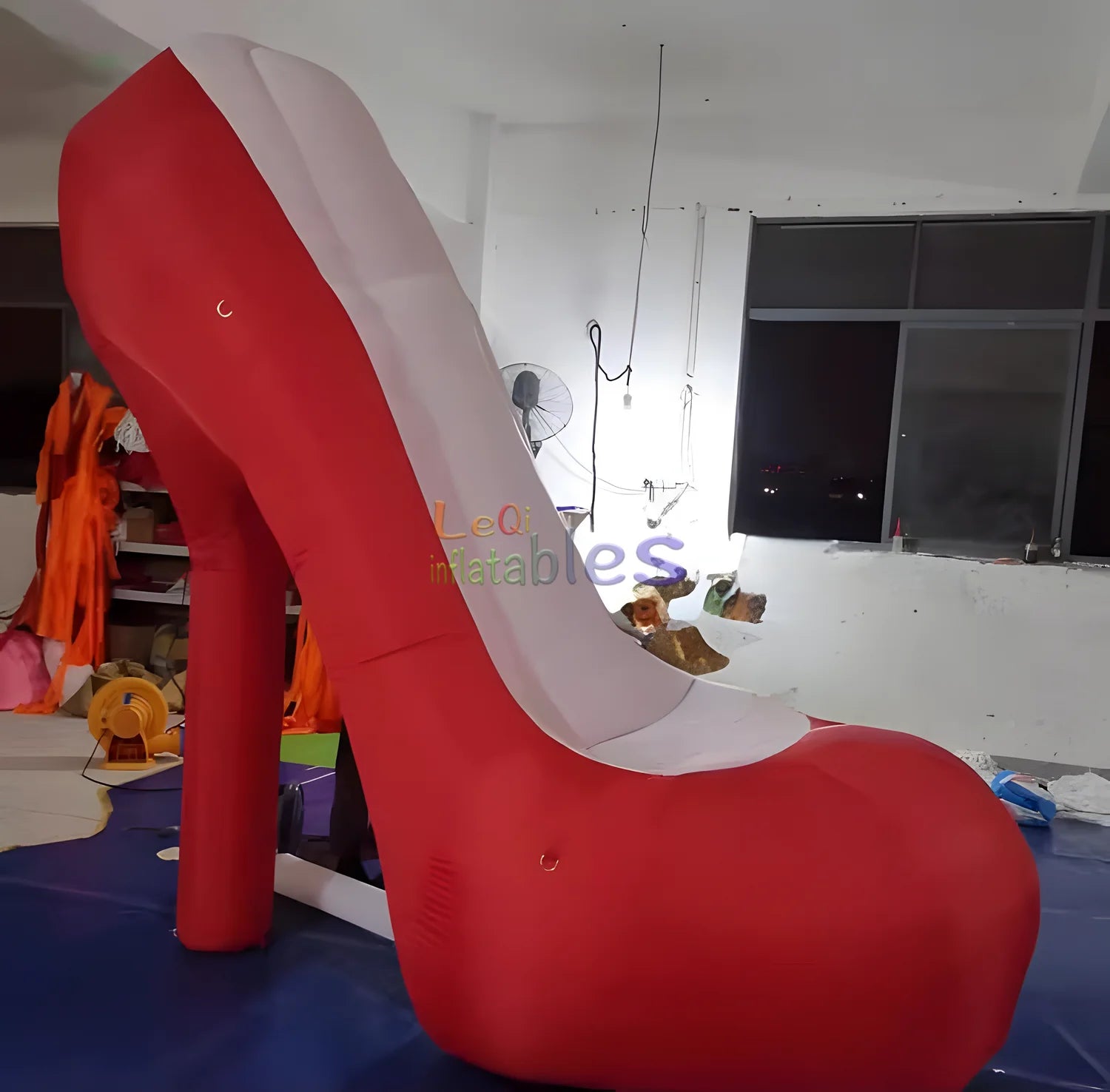 Customize Inflatable High Heels Model Promotional Giant Inflatable Shoes for Events Decoration