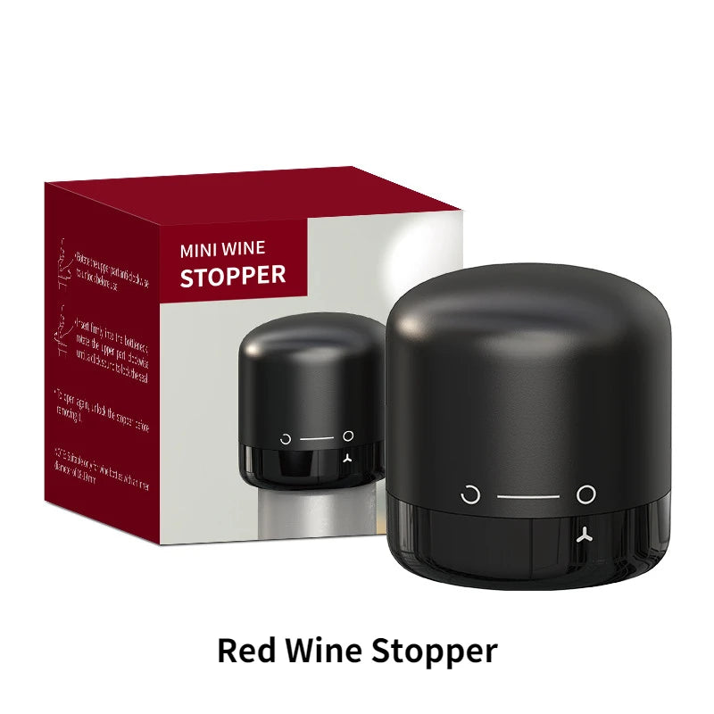 Vacuum Wine Stopper Leak-proof Sealing Wine Bottle Cap Vacuum Retain Freshness Champagne Stopper Home Bar Accessories