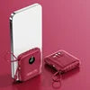 Portable 10000mAh Power Banks Station Small Mini 20W 22.5W Power Bank With Cable Min Small 10000(mAh) Red Tidesmit