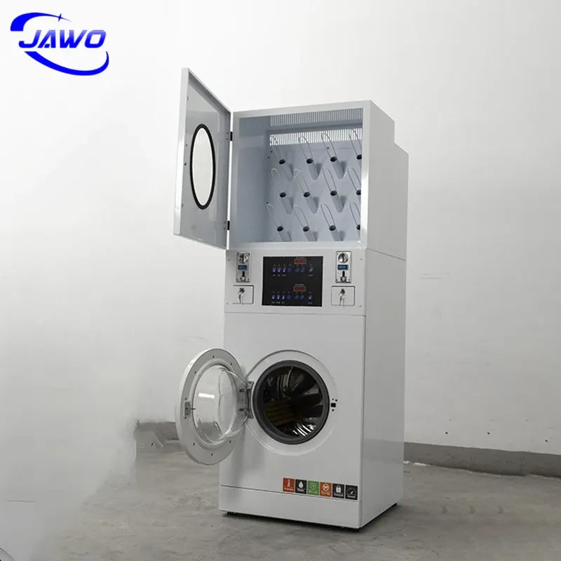 Coin-Operated Commercial Shoe Washing Machine With Dryer System