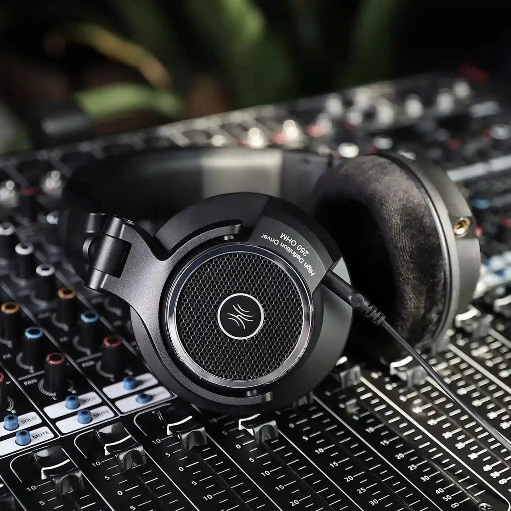 Open Back Audiophile Headphones - Wired Hi-Res Studio Monitor Tidesmit