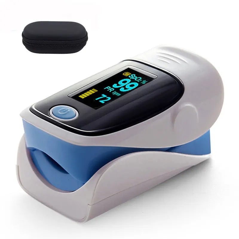 JYouCare Digital finger oximeter OLED pulse pulsioximetro SPO2 PR health alarm Fingertip oximetro de dedo & case family health