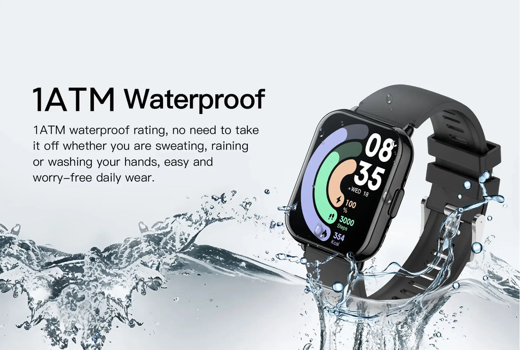 Z169 Men Women's Sport Smartwatch 1.83Inch Waterproof Call Health Monitoring Alloy Sleep Tracker Smart Watch 2025 - Tidesmit