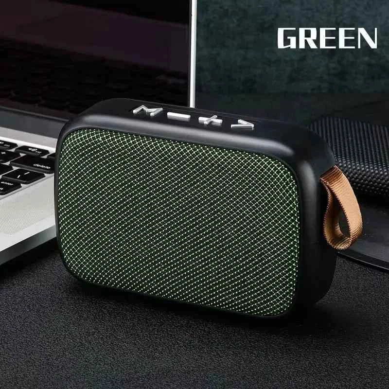 Subwoofer Speaker Professional Audio Sound Equipment Party DJ Waterproof Bass Wireless BT Mini Portable Speaker Green plastic My Store