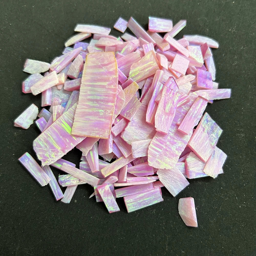 Lab Grown Gemstone Fire Opal Scraps Leftover Material Raw Opal Rough