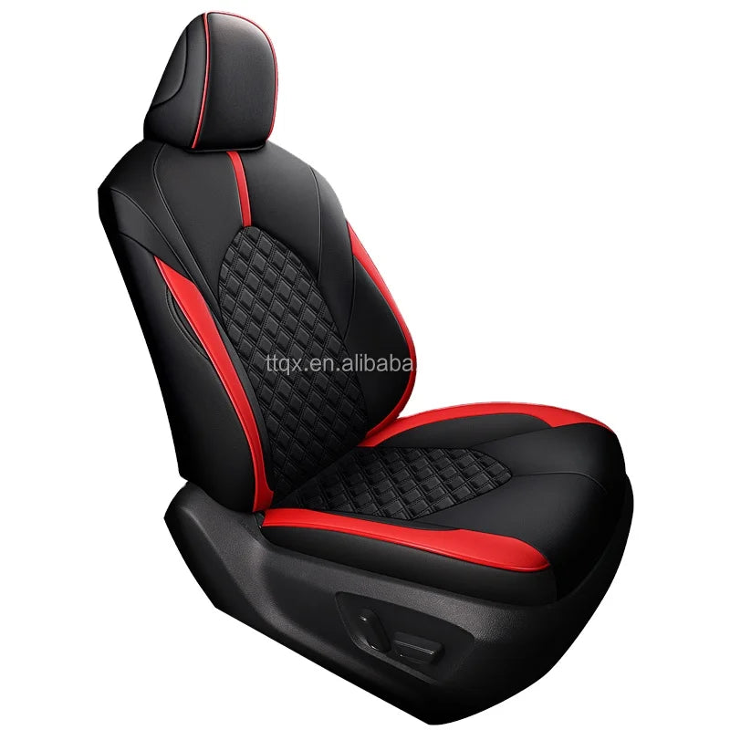 Customized Car Seat Covers Leather Car Accessories Waterproof Car Seat Protector 2018-2024 Full Set Luxury for Toyota Camry