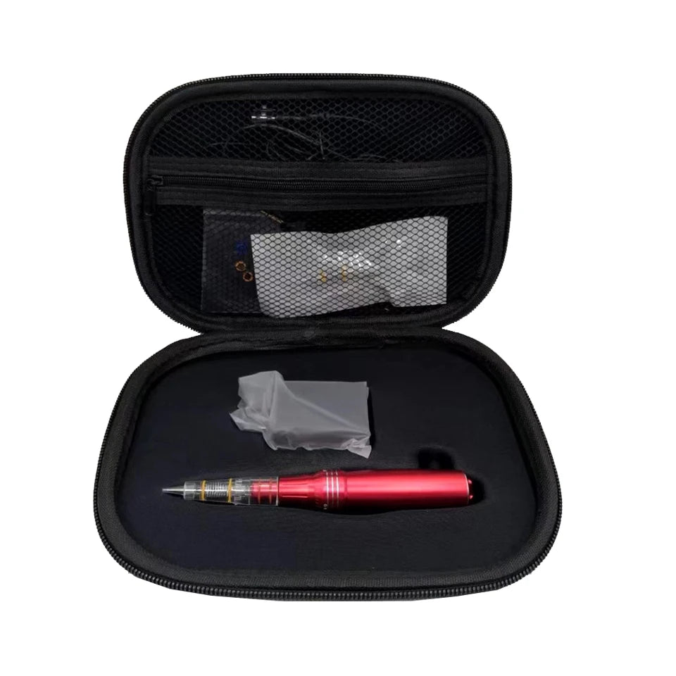 Professional PMU Machine Rotary Tattoo Pen for Eyebrow & Lip Artistry Permanent Makeup Machines Red Tidesmit