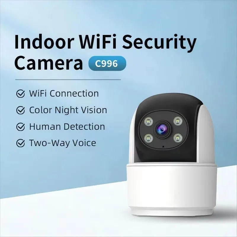 2024 Newest O-KAM Pro APP FHD Resolution Indoor Wifi Camera Home Security PT Wireless IP Network Baby Monitor NVR SD CCTV Tidesmit