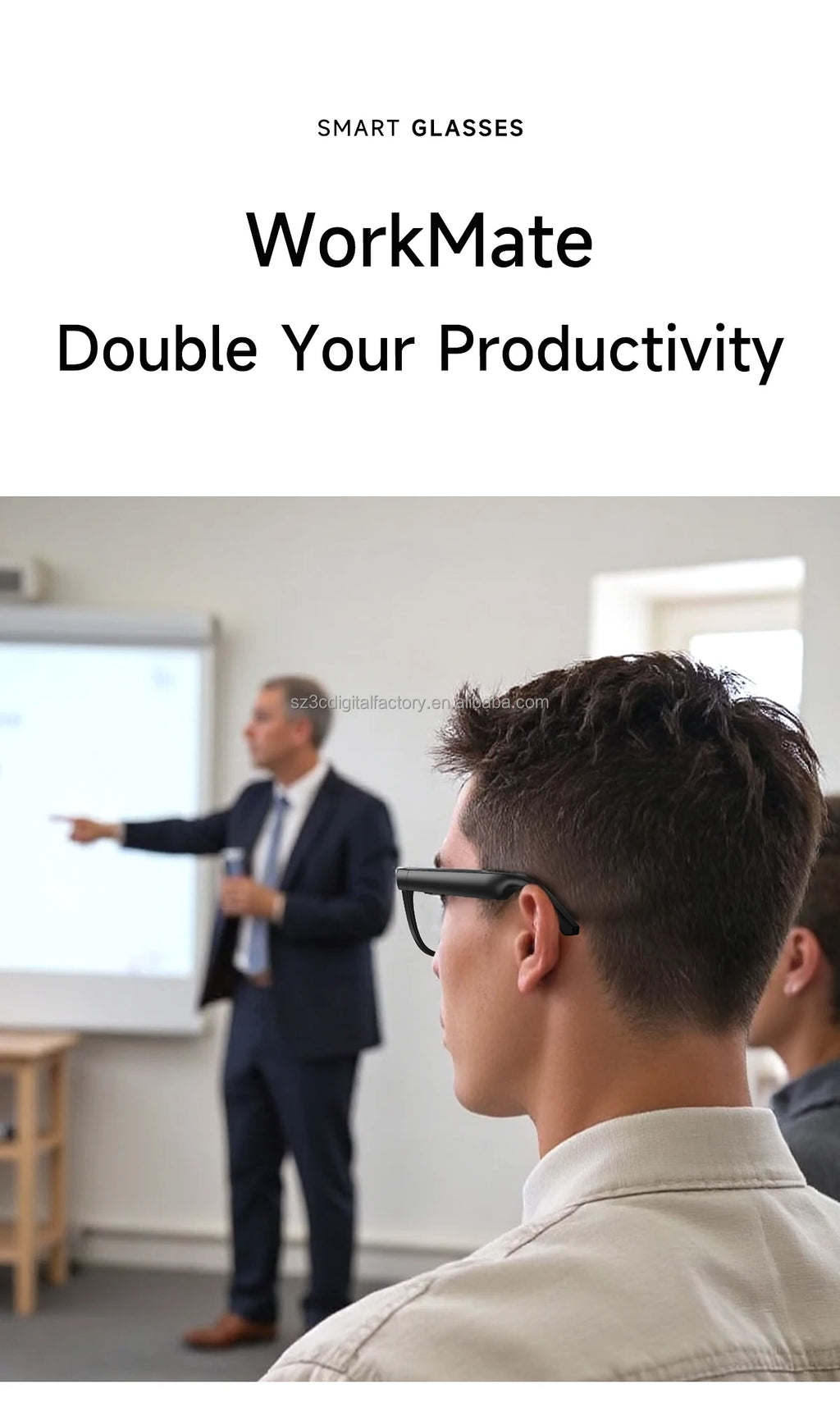 NextGen CY01 Smart Glasses AIPowered Translation 8.0MP Camera Multimedia Player AR Hardware Glasses Tidesmit