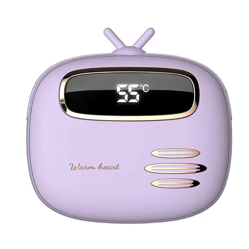 Power bank charger-New Arrive New Trending Hand Warmer Power Station 2 in 1 USB Portable Mini Digital Display Gifts Power Banks Tidesmit