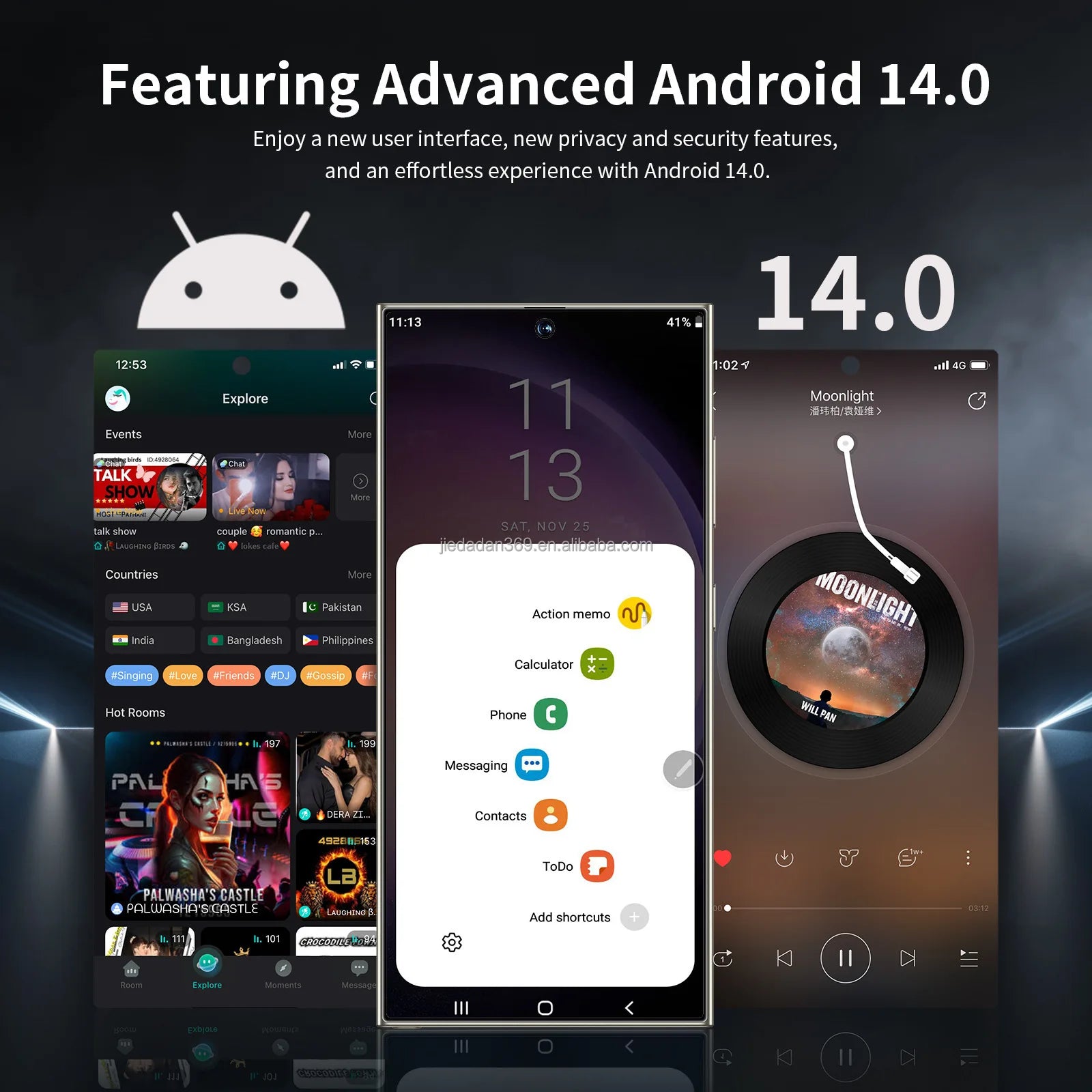 Value Deal S25 Smart Phone Original 7.3-inch Large Screen 16+1TB Storage Cross-border - Tidesmit