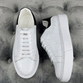 Handmade White Sneakers Alligator Leather Shoes Flat Skateboard Skater Shoes Wholesale Stylish Luxury Casual Shoes Men
