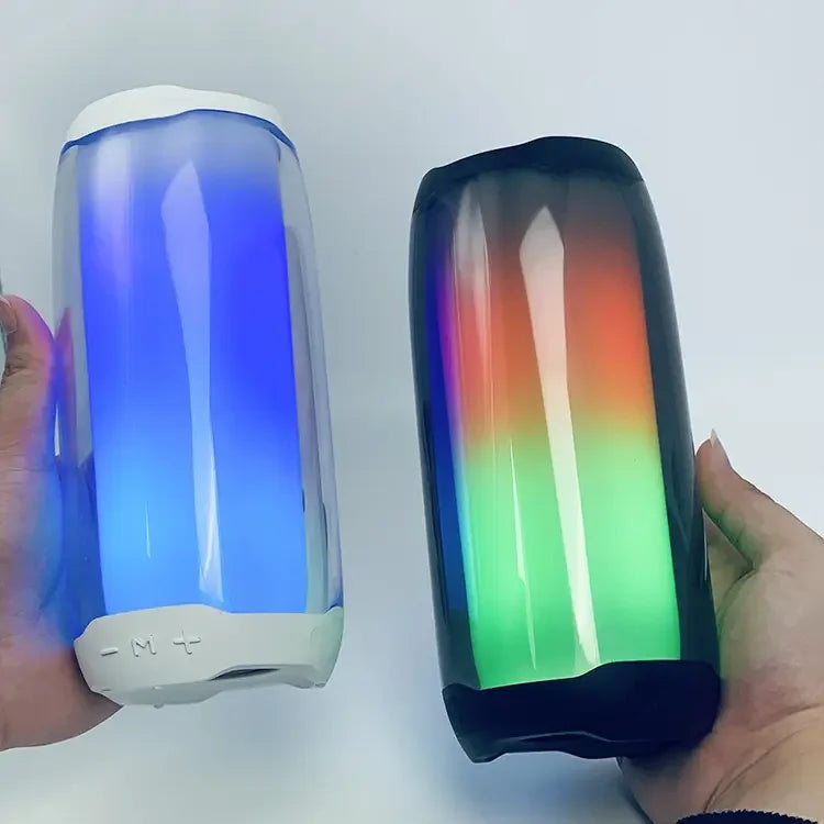 Bluetooth Speaker -Pulse6 RGB Wireless Portable Speaker LED Flashlight Waterproof Speaker Boombox Outdoor Party Box Home Gift Pulse4 Pulse5 Speaker