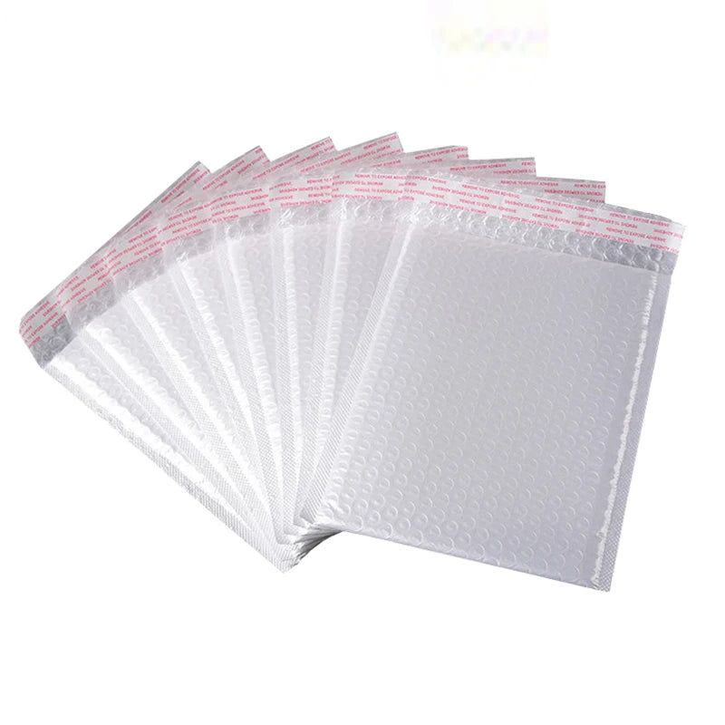 Custom Poly Bubble Mailers Air Padded Courier Delivery Bags for Craft Stickers Candle Gift Shipping Packaging