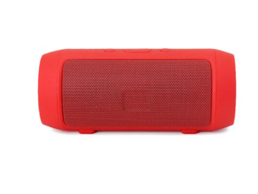 J006 Charge2+ Mini Desktop Wireless USB TF Radio BT Speaker with Iron Mesh Stylish and Practical Rose Madder My Store