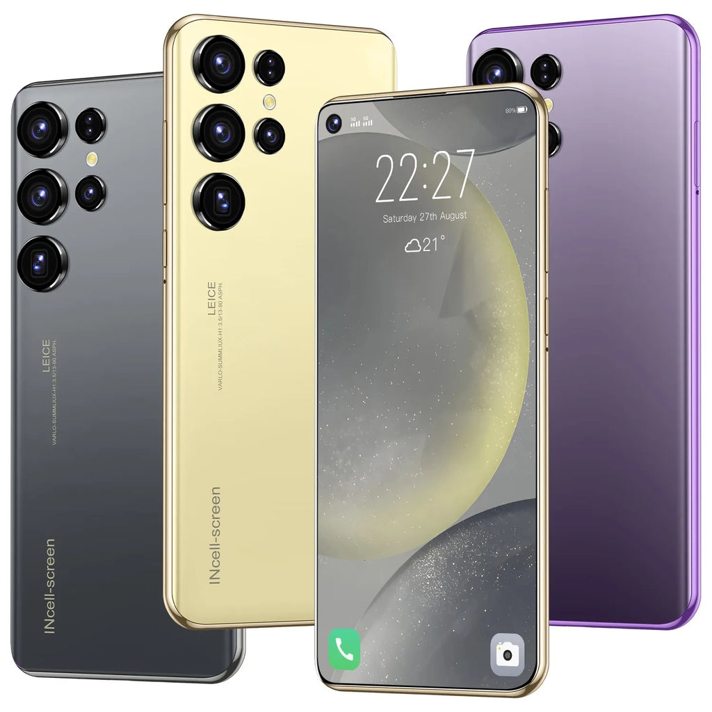 HIGH EQUIPMENT a FLASH SALE 5g Smart Phone with Best Camera Nfc 24 Ultra Android Smart Phone Pliable Android Smart Phones - Tidesmit