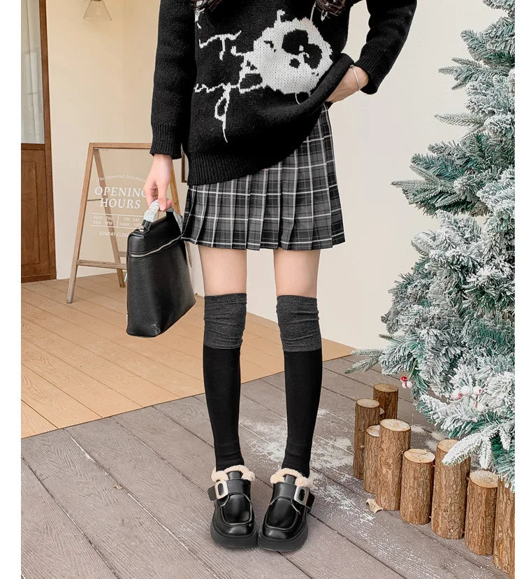 Classic Designers Hot Selling Inner Durable Dress Shoes Keep Warm Ladies Comfortable Casual Loafers Winter Shoes for Women