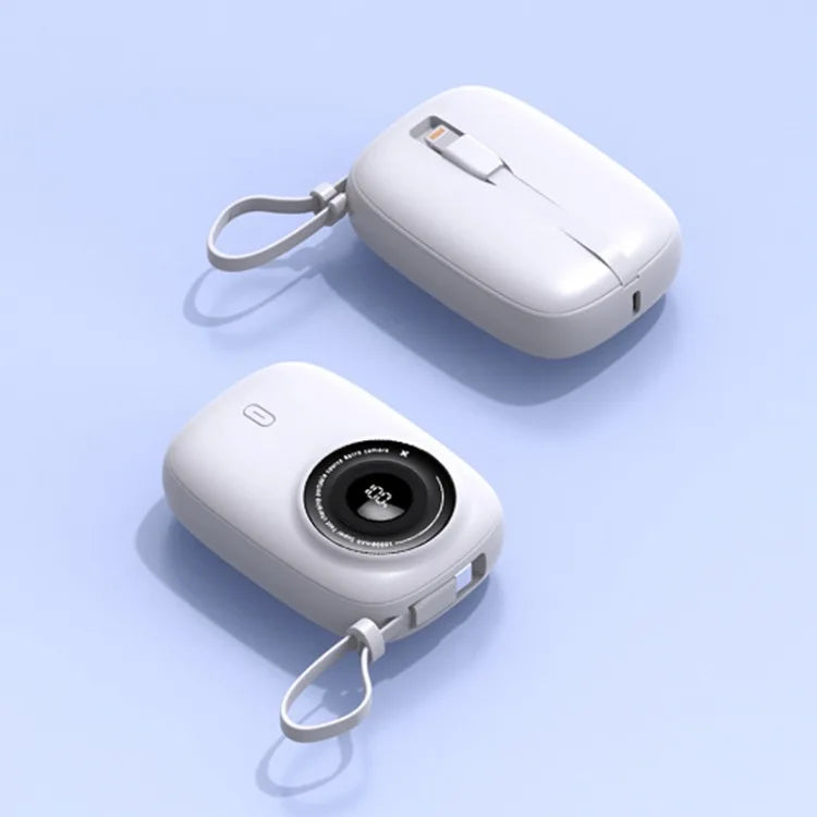 Power bank charger-22.5W Fast Charging Portable Mini Power Bank Type-C Input 10000 MAh Self-contained Cable Camera Friendly Mobile Power Supply Tidesmit