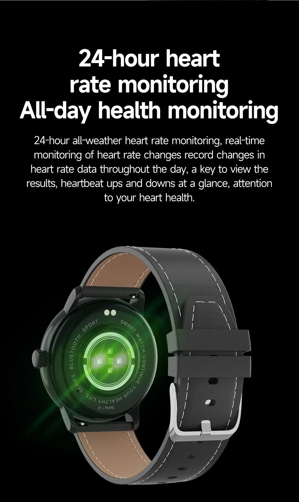 Quality Smart Watch H550 Support Customization, Call Heart Rate Sleep Monitoring Blood Oxygen Measuring Fitness Tracker - Tidesmit