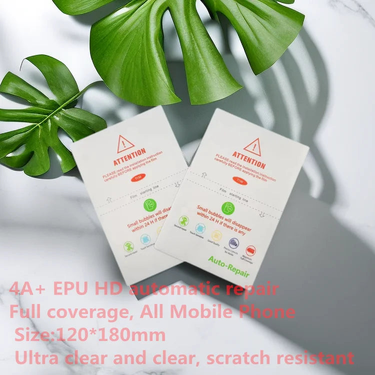 0.35mm Hydrogel TPU Screen Protector for iPhone 13 Max Pro Max & Plus HD Clear Protective Film for Cutting Machine & Camera  (Pack x 20 Units) - Tidesmit