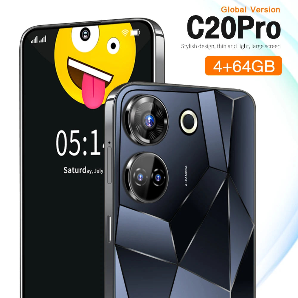 Popular Smart Phone C20pro Android Lock Screen Positioning Dual Card Dual Smart Touch Phone - Tidesmit