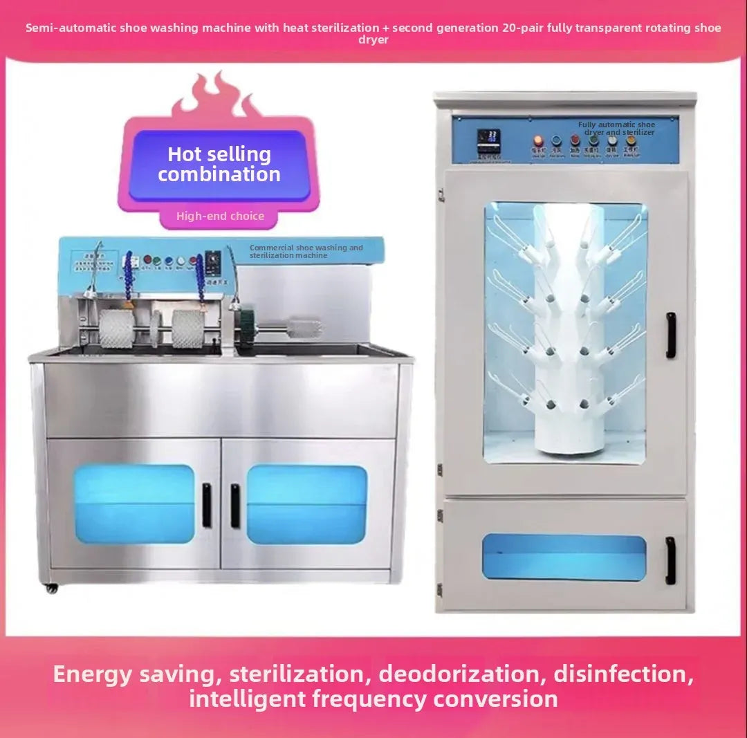 Commercial Shoe Washer Dryer with Sterilization