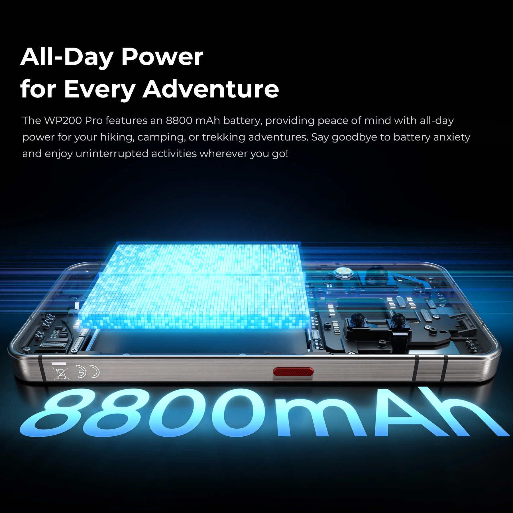 Oukitel WP200 Pro 24GB+1TB 6.7" FHD+ AMOLED Display 120Hz 32MP+108MP 5G Rugged Smart Phone - Tidesmit