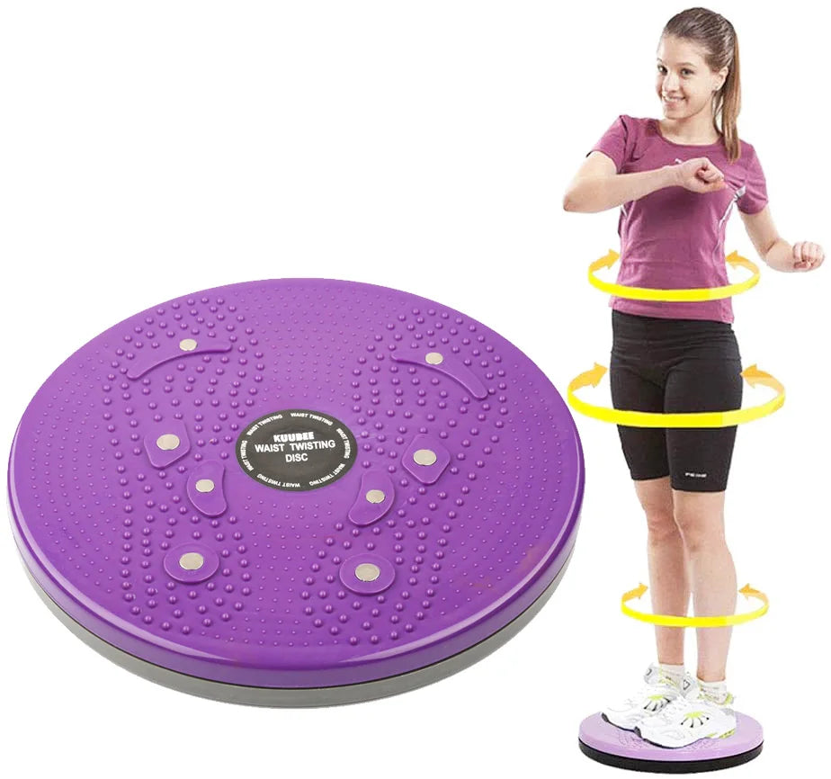 Waist Twisting Disc for Cardio Exercise and Foot Massage - Tidesmit Body Shaping Massage Equipment Tidesmit