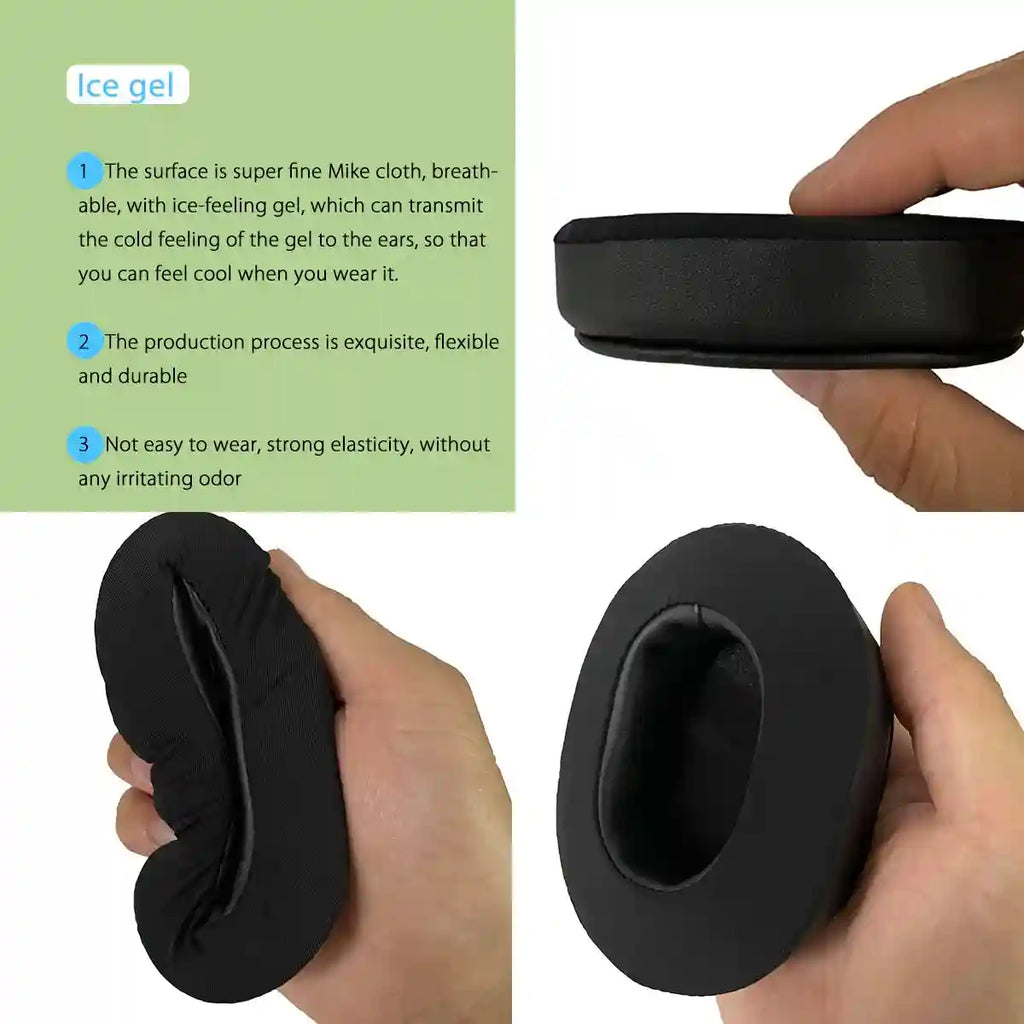 HyperX Cloud Replacement Ear Pads - Memory Foam Over-Ear Cushions Tidesmit