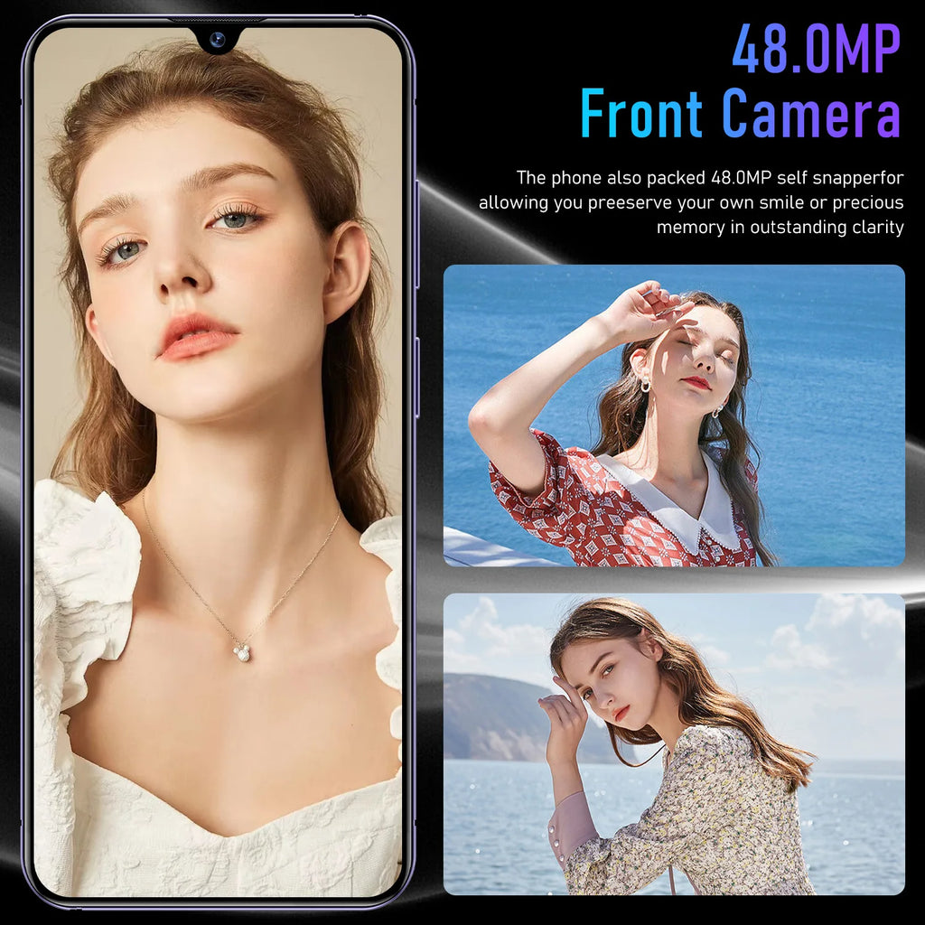 2025 New Arrival S24 Ultra Smart Phone 7 Inch Mobile Phones 16+1TB Unlock S-Pen 5G WIFI Gaming Android HD LCD 65W - Tidesmit