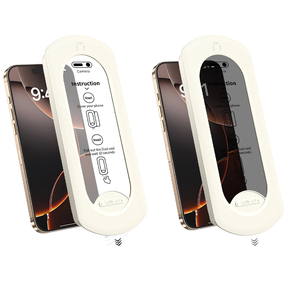 ultraGlass TOP 9H Glass for iPhone Screen Protector Tempered Glass (Longest Durable) for Full Coverage Easy Installation Tidesmit