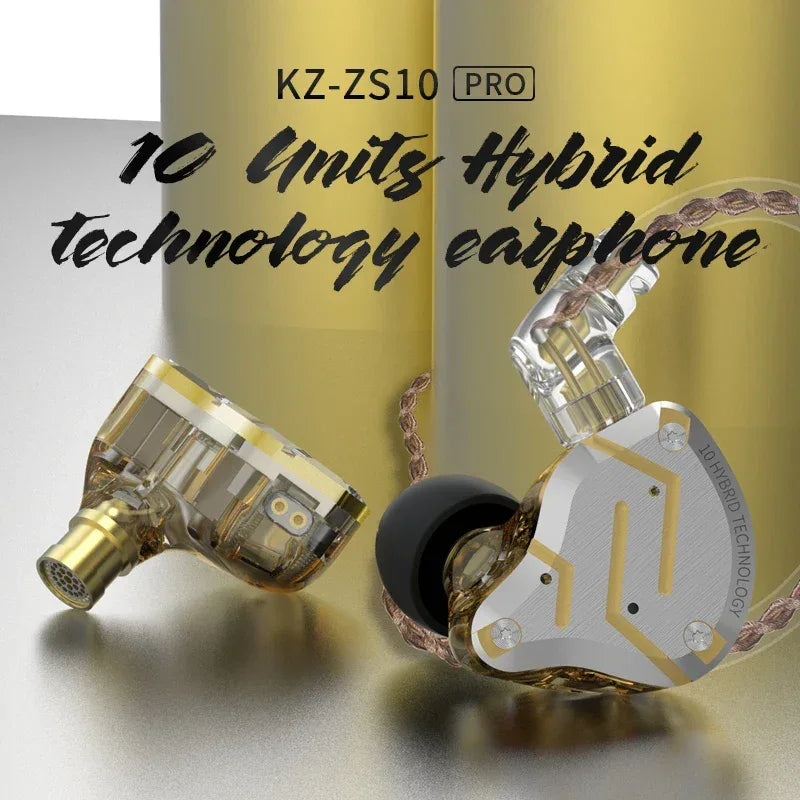 KZ ZS10 Pro 5-Driver HiFi Wired In-Ear Monitors by Tidesmit Tidesmit