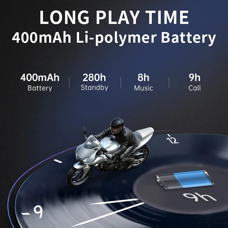 Wireless Blue Tooth Waterproof Bicycle Bike Motorbike Helmet Earphones Headphone Motorcycle Helmet Headset Tidesmit