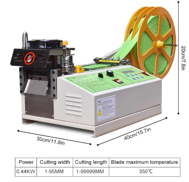 Fully Automatic Computer Cold and Hot Cutting Machine Cuff Cloth Cutting Machine Ribbon Webbing Elastic Band Hot Cutting Machine