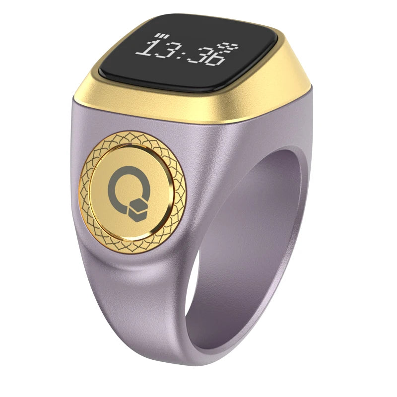 2025 Hot Sell Gift for Muslim Intelligent Praise Tasbih Tally Counting Smart Plasterl Electronic Rosary Zikr Tasbeeh Ring E01 Tidesmit