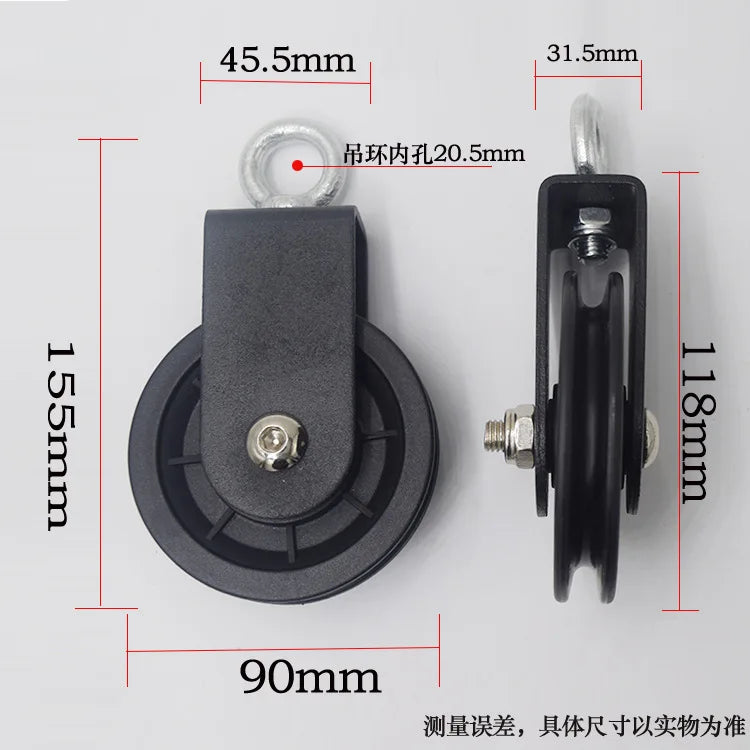 Hot Selling 360 Rotation Fitness Pulley Wholesale Cable Pulley System for Home Gym Triceps Workout Pilates Accessories Tidesmit